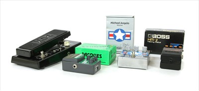 Lot 583 - A group of four guitar effects pedals