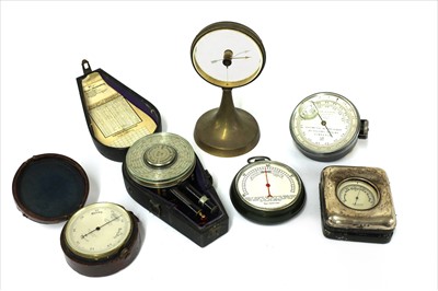 Lot 240 - Six aneroid barometers