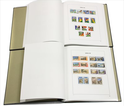 Lot 57 - Stamps, Gibraltar, from earlier to 1980 in two albums