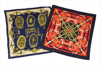 Lot 1119 - Three Hermès scarves