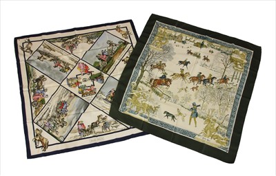 Lot 1120 - Three Hermès scarves