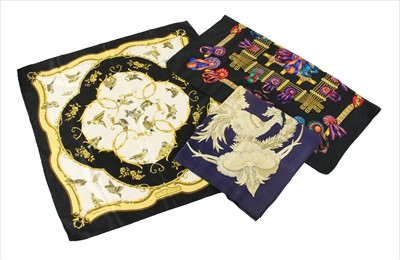 Lot 1121 - Three Hermès scarves