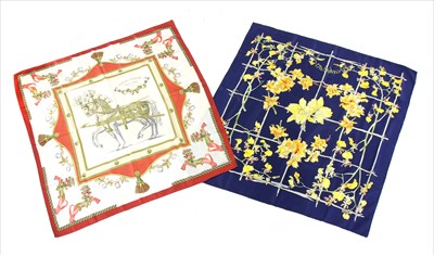 Lot 1123 - Two Hermès scarves