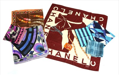 Lot 1126 - Seven scarves