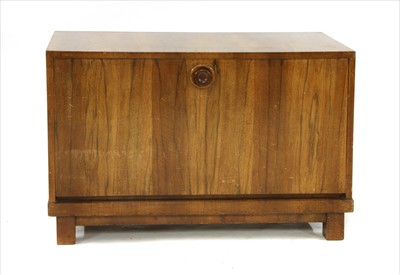 Lot 728 - A walnut cabinet
