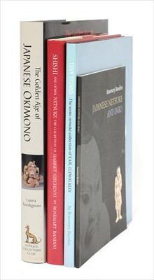 Lot 160 - Four books on Japanese netsuke, inro and okimono