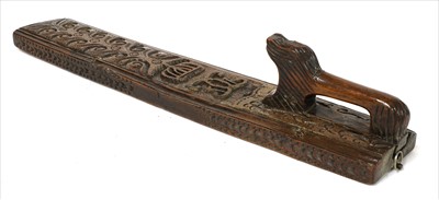 Lot 57 - A Danish mangle board