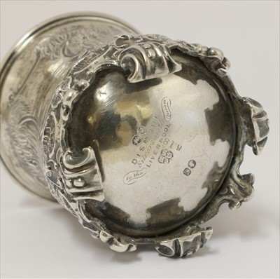 Lot 77 - An early Victorian silver christening mug