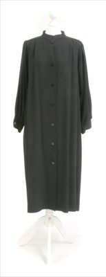 Lot 1059 - A Jean Muir black coat dress