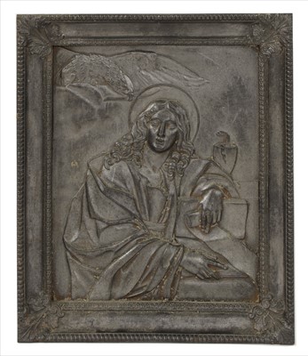 Lot 53 - A German Berlin iron plaque