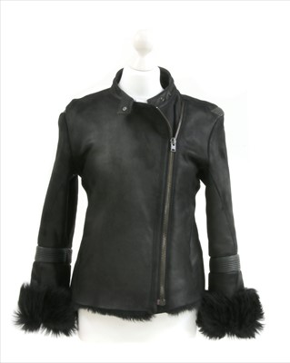 Lot 234 - A Prada leather biker style jacket
