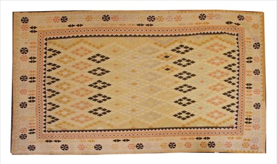 Lot 624 - A Persian Qashqai kilim rug