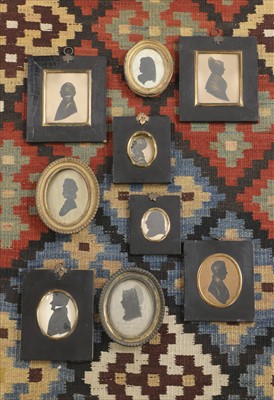 Lot 98 - Nine silhouettes