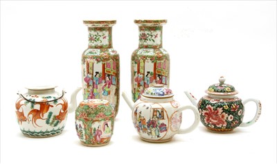 Lot 173 - Three Chinese teapots