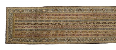 Lot 583 - A Persian Ghom Moharamat runner
