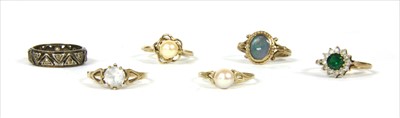 Lot 20 - Six gold rings