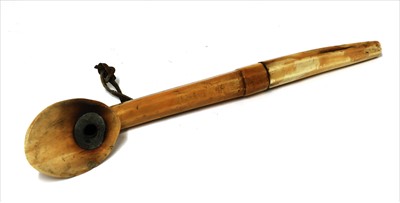 Lot 179 - A rare mammoth ivory pipe