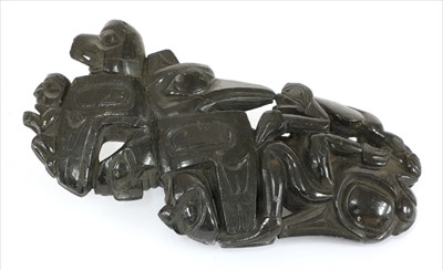 Lot 200 - An Haida argillite pipe
