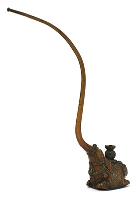 Lot 63 - A rare Chinese copper water pipe