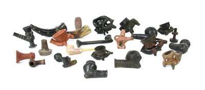Lot 211 - Nine African clay pipe bowls