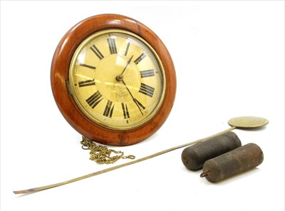 Lot 263 - A D. Wehrle of Dundee mahogany wall clock
