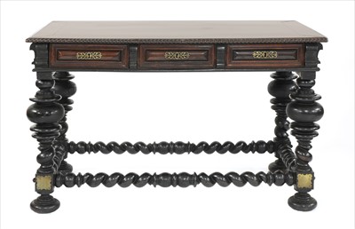 Lot 717 - An Indo-Portuguese padouk centre table