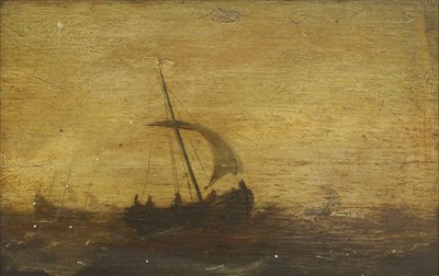 Lot 406 - Follower of Jan Porcellis (Dutch, 1583-1632)