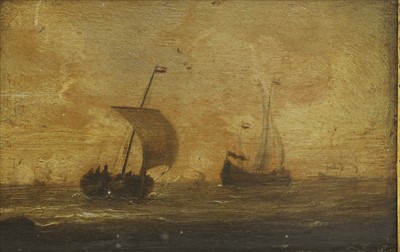 Lot 406 - Follower of Jan Porcellis (Dutch, 1583-1632)