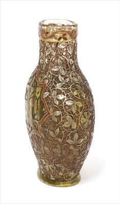 Lot 21 - A rare Gallé glass Persian-style vase