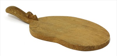 Lot 273 - A Robert 'Mouseman' Thompson oak cheeseboard