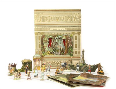 Lot 213 - A Danish Dukketeater or Kindertheater childs toy theatre