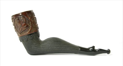Lot 201 - A Boer War novelty pipe