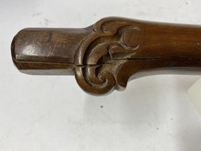 Lot 10 - A club form wood pipe