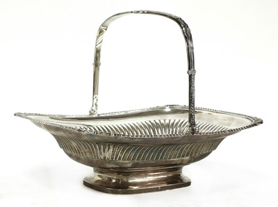 Lot 1 - A George III silver bread basket