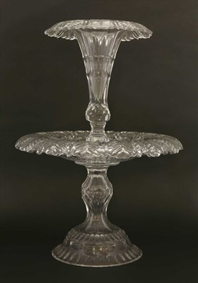 Lot 26 - A William Yeoward cut-glass centrepiece