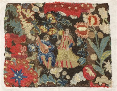 Lot 47 - A wool work panel