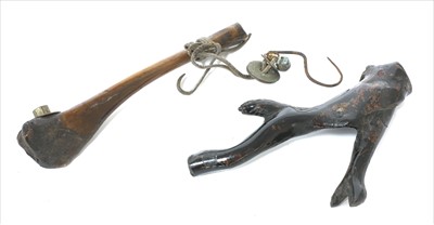 Lot 9 - A South East Asian bone pipe