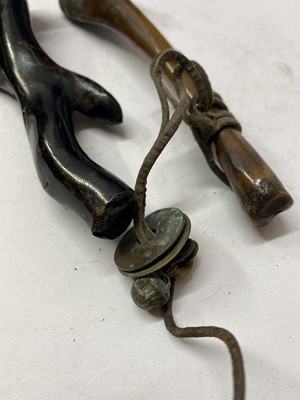 Lot 9 - A South East Asian bone pipe