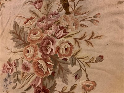 Lot 675 - A large Aubusson needlepoint carpet