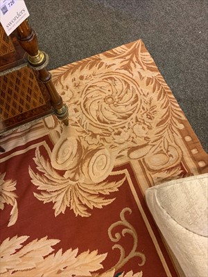 Lot 675 - A large Aubusson needlepoint carpet