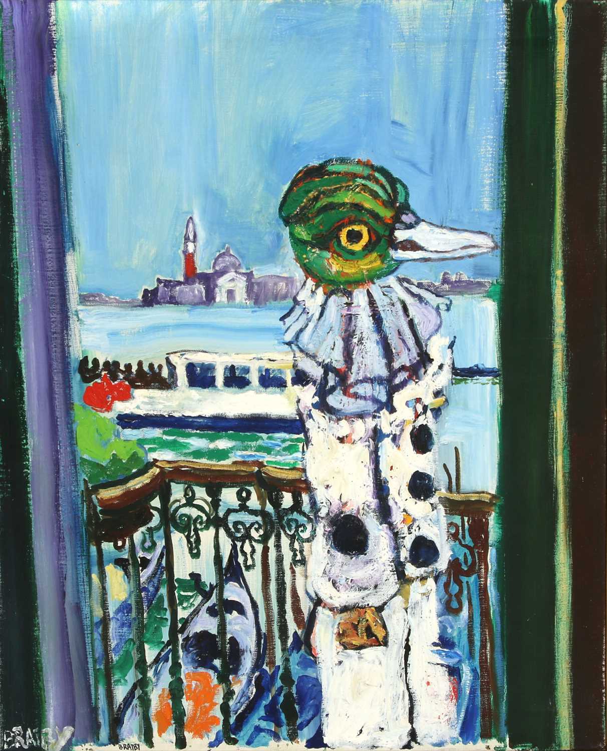 Lot 34 - John Bratby RA (1928-1992)