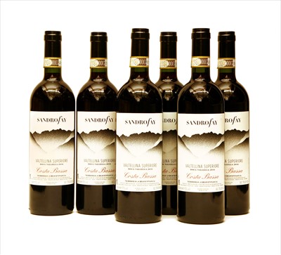 Lot 125 - Sandrofay, Valtellina Superiore, Costa Bassa, 2016, six bottles (boxed)