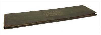 Lot 320 - [PANORAMA] Line of March of a Bengal Regiment of Infantry in Scinde.