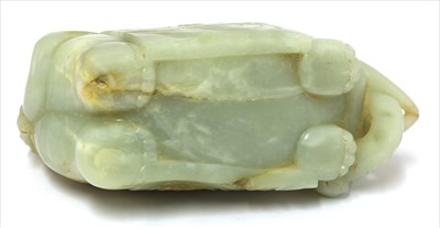 Lot 190 - A Chinese jade carving