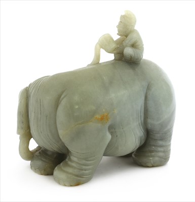 Lot 193 - A Chinese jade carving