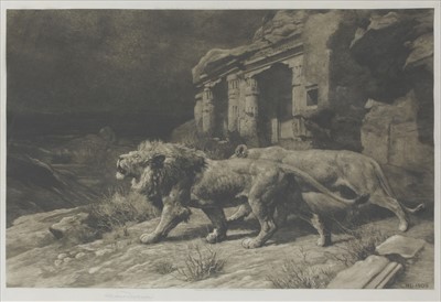 Lot 449 - Herbert Thomas Dicksee RE (1862-1942)
