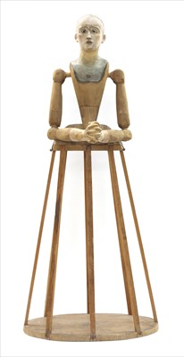 Lot 49 - A pine Santos figure