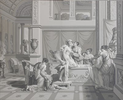 Lot 810 - A printed Zuber wallpaper panel