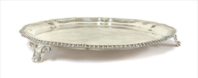 Lot 151 - A late Victorian silver salver by Elkington & Co Ltd