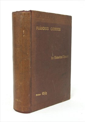 Lot 365 - CRIME PERIODICAL: Furniss, H (Edit): FAMOUS CRIMES past and present.